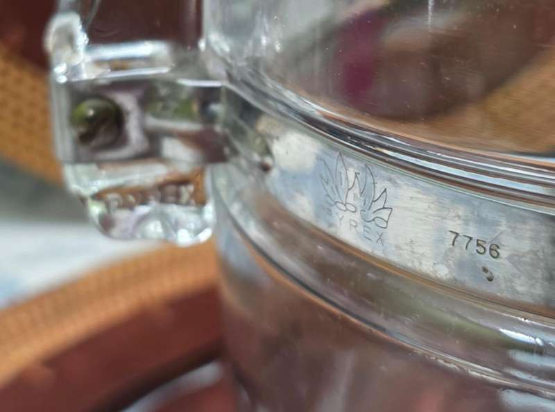 Vintage Pyrex Coffee Jug | Glass & Stainless Steel with Lid
