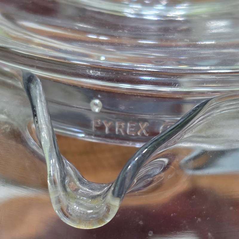Vintage Pyrex Coffee Jug | Glass & Stainless Steel with Lid