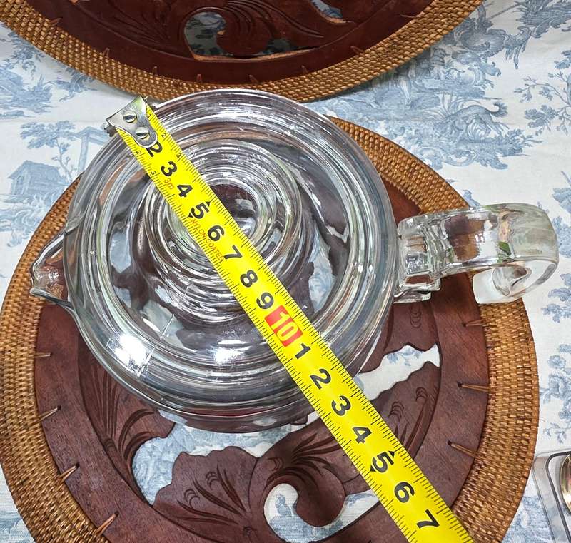 Vintage Pyrex Coffee Jug | Glass & Stainless Steel with Lid