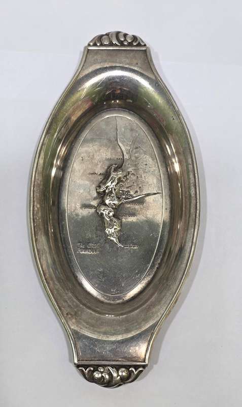 Vintage Cape Peninsula Souvenir Pin Tray | Metal  Possibly Silver Plated
