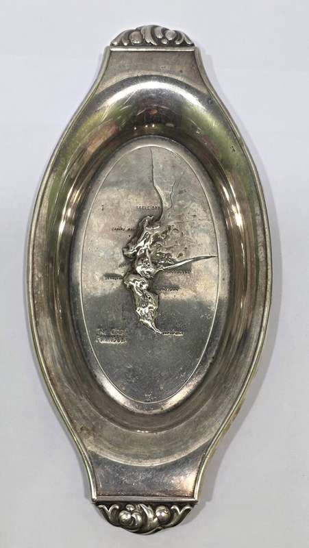 Vintage Cape Peninsula Souvenir Pin Tray | Metal  Possibly Silver Plated