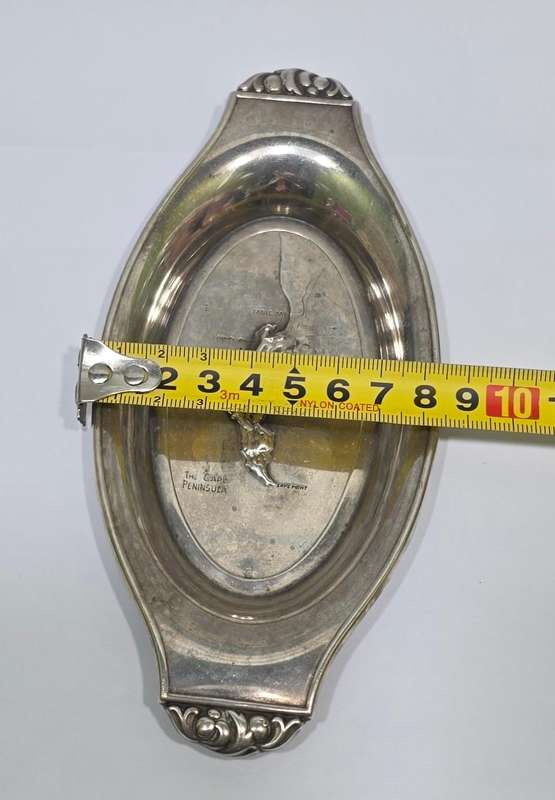 Vintage Cape Peninsula Souvenir Pin Tray | Metal  Possibly Silver Plated