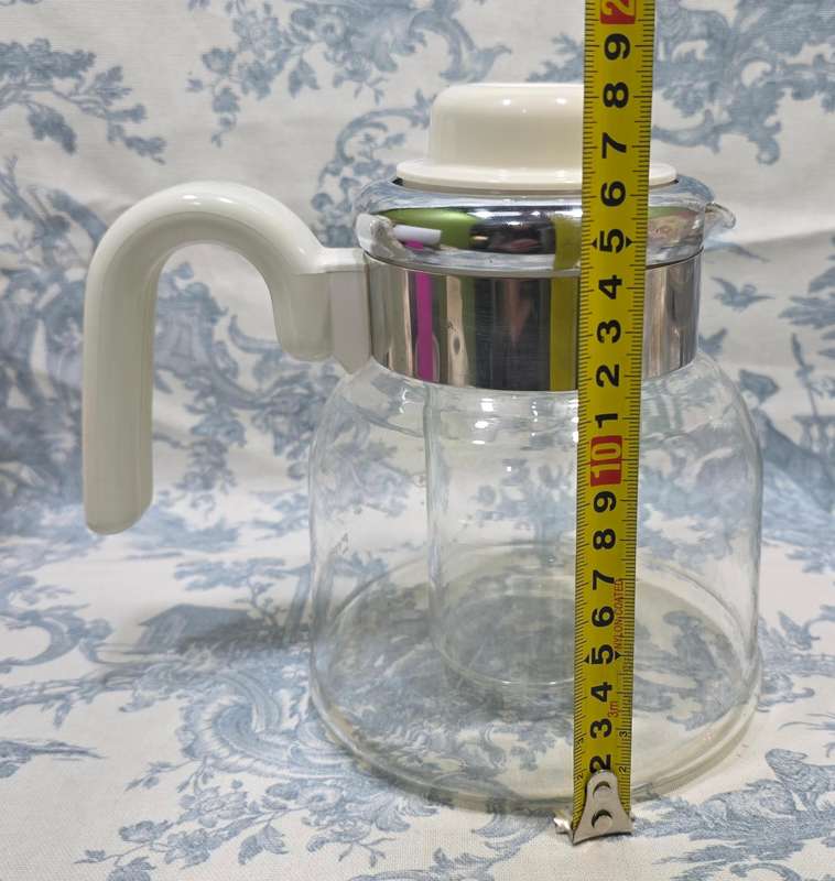 Vintage 1970s Pyrex Coffee/Tea Server | 2-in-1 Hot or Cold with Glass Ice Holder