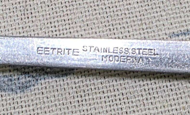 Vintage Eetrite Moderna 6-Piece Stainless Steel Fondue Fork Set