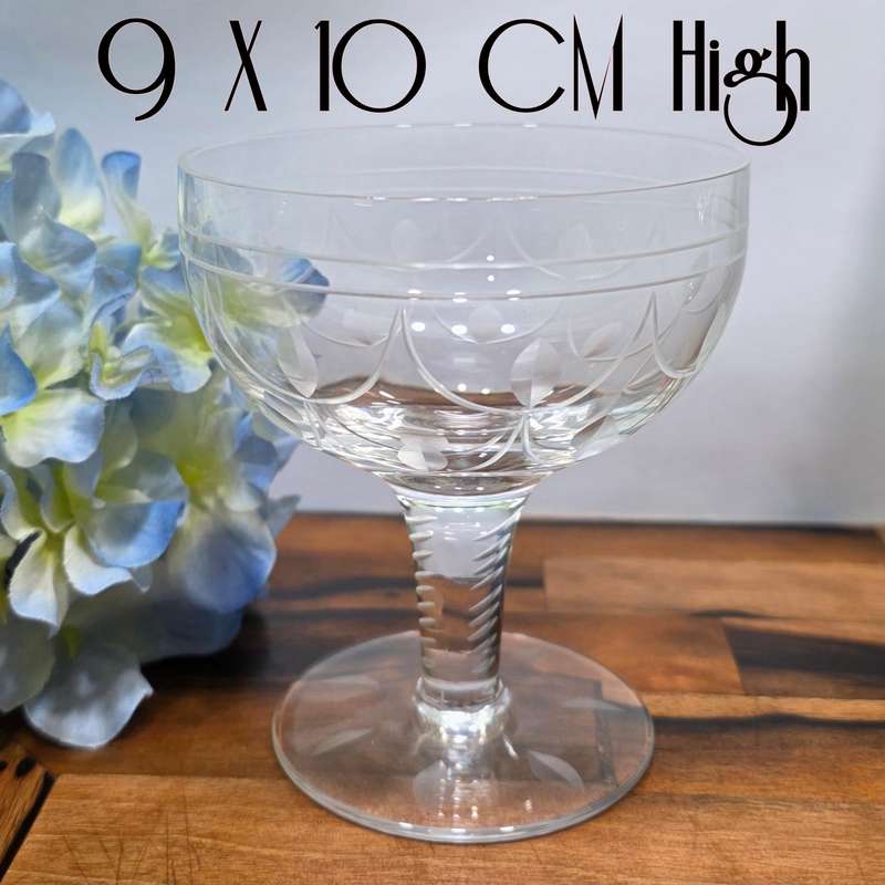 Stuart Crystal Champagne/Coupe Glass | Tamara Pattern |