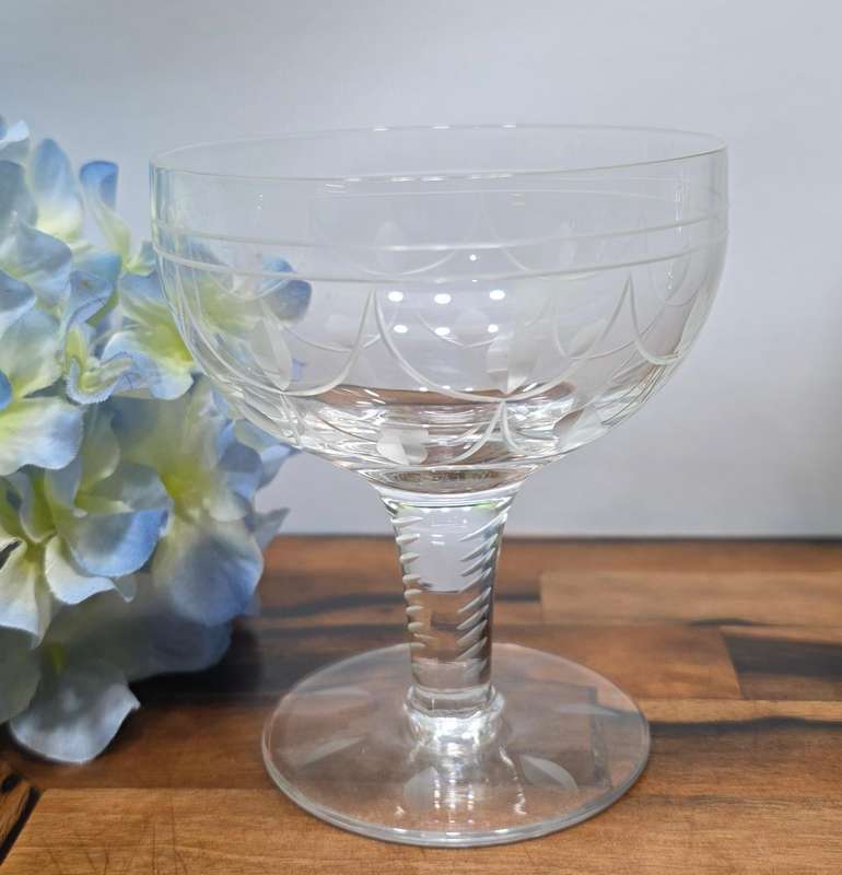 Stuart Crystal Champagne/Coupe Glass | Tamara Pattern |