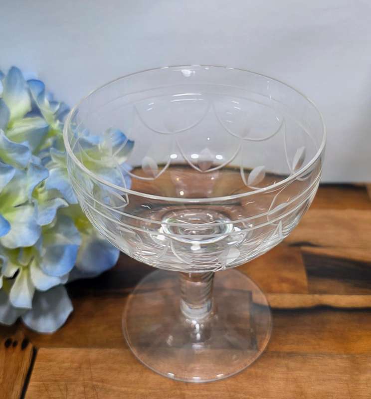 Stuart Crystal Champagne/Coupe Glass | Tamara Pattern |