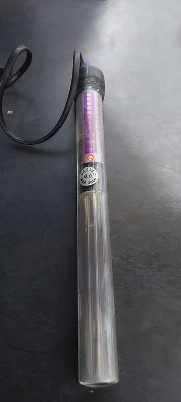 Via Aqua Glass 100 watt aquarium heater