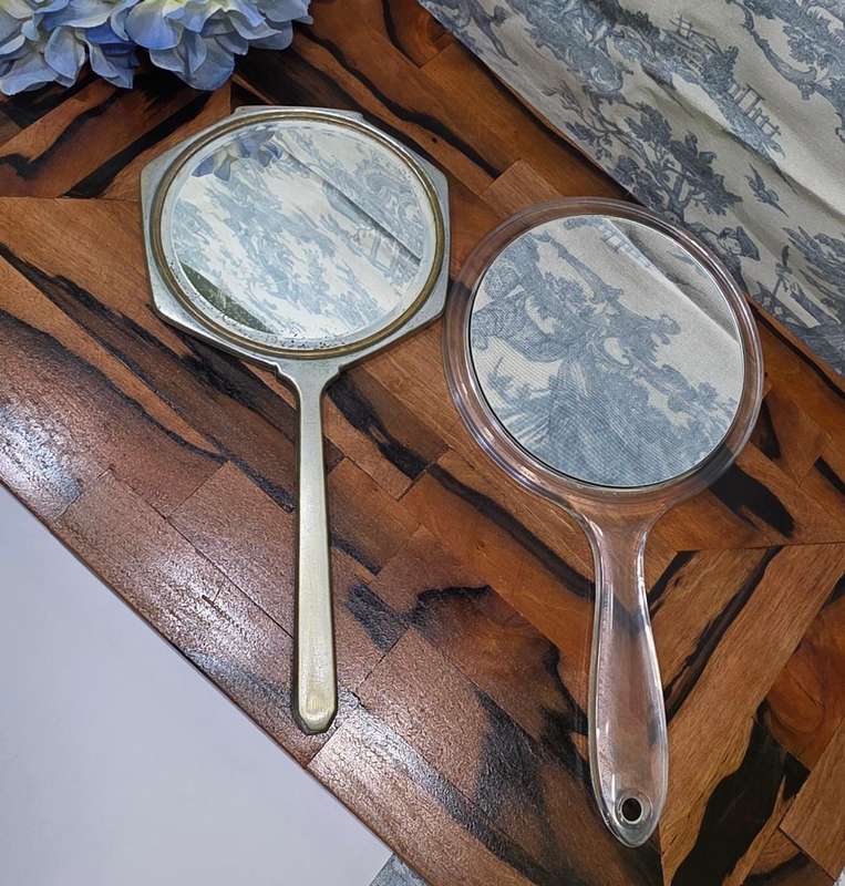Mirror Mirror, Then and Now | Vintage Plated & Double-Sided Duo |