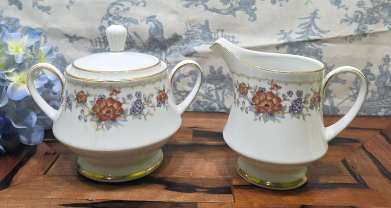 NORITAKE TREMONT 3081 | Elegant Contemporary Fine China Tea Set  Sri Lanka
