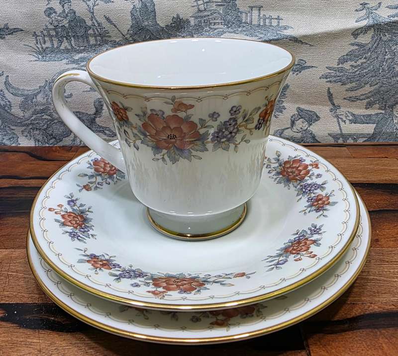 NORITAKE TREMONT 3081 | Elegant Contemporary Fine China Tea Set  Sri Lanka