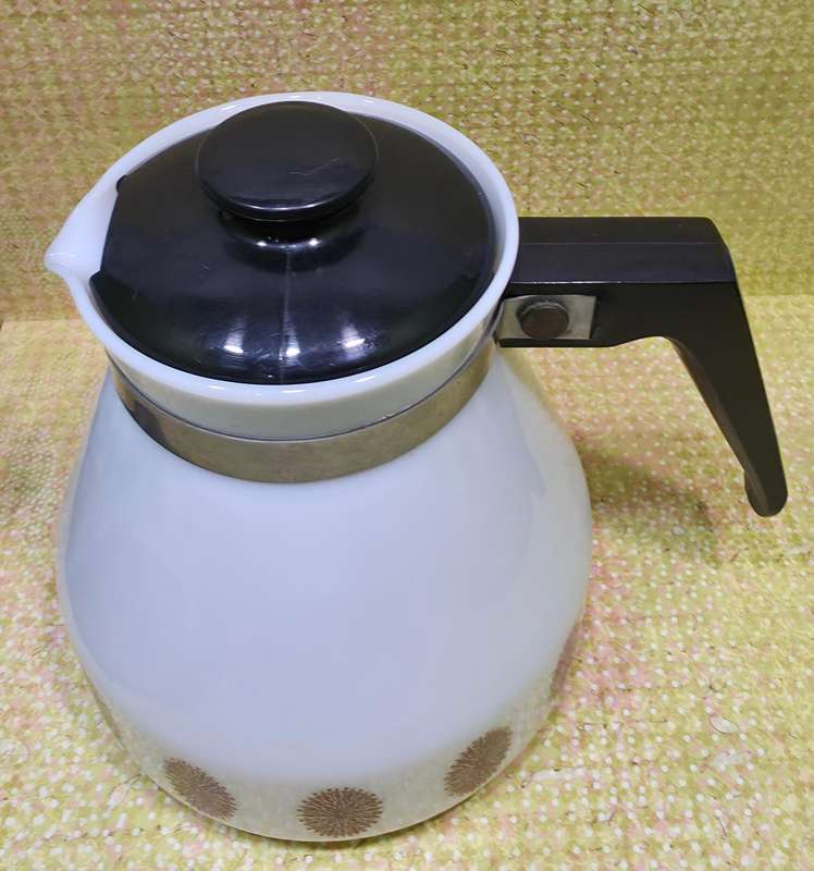 SCHOTT MAINZ JENAER GLASS PITCHER WITH LID