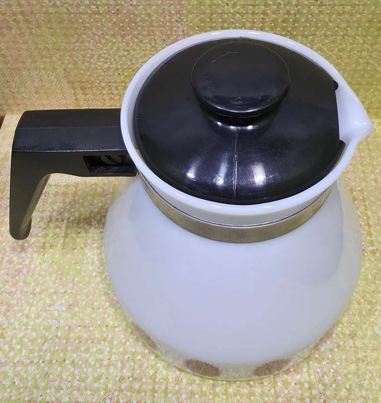 SCHOTT MAINZ JENAER GLASS PITCHER WITH LID
