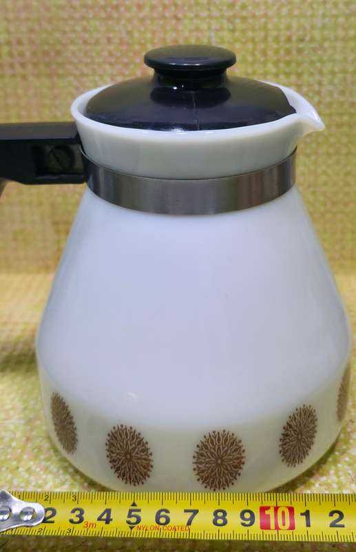 SCHOTT MAINZ JENAER GLASS PITCHER WITH LID