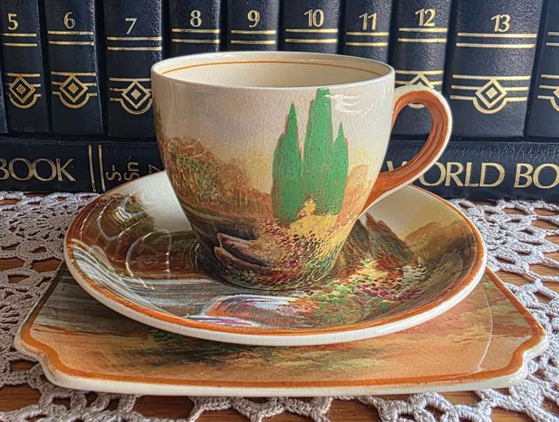 4 ROYAL DOULTON ` WOODLEY DALE` TEA TRIO SETS