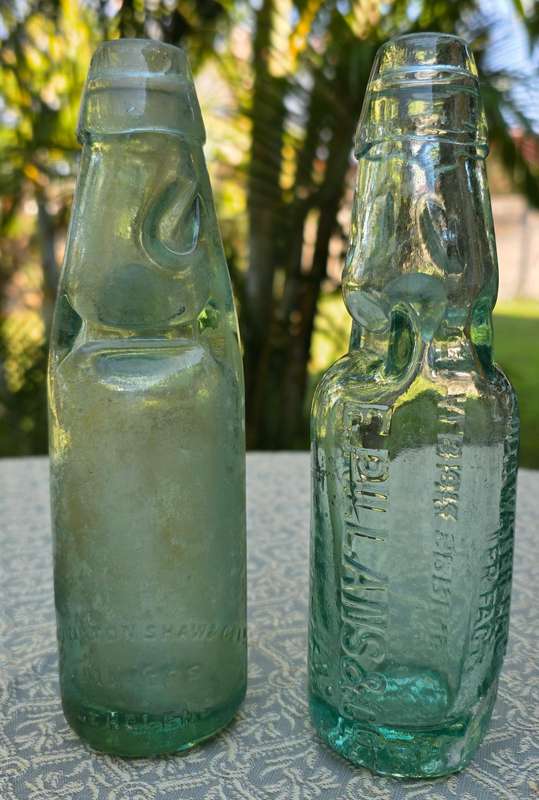 Set of Vintage Soda Bottles