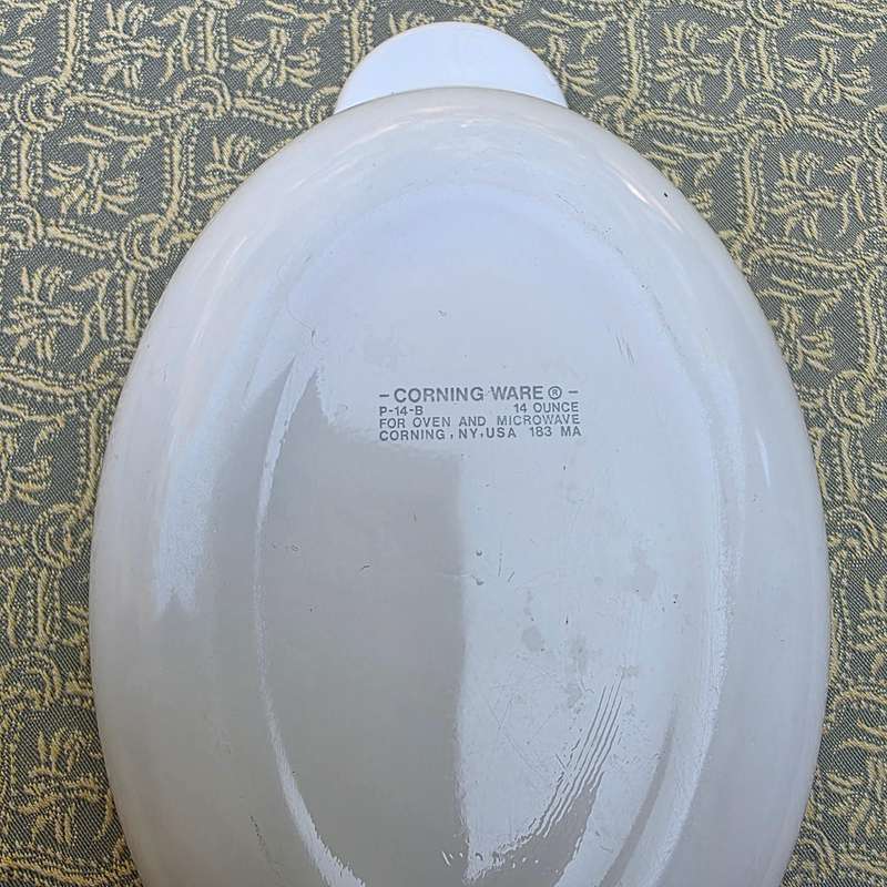 Set of 2 Vintage CorningWare Ovenproof Bowls  Made in the USA