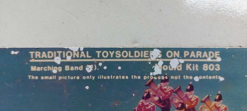 4  moulds for the price of 1  :  Prince August  Lead toy soldier kits   BARGAIN !!!