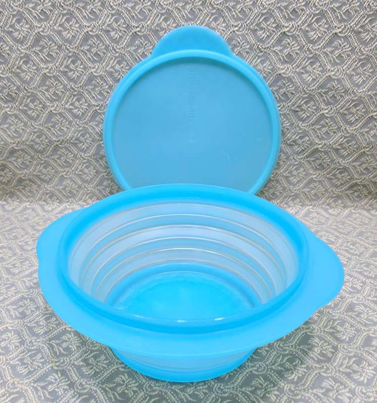 Tupperware Concertina Container | Baby Blue | 1.5L