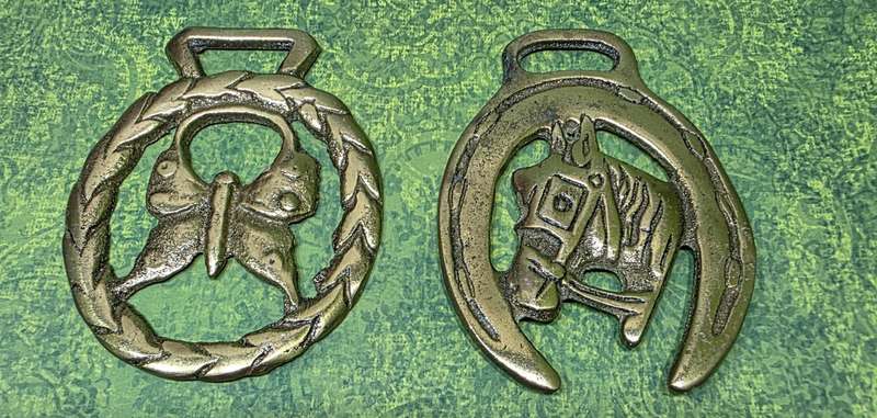 Brass Harness Horse Decoration
