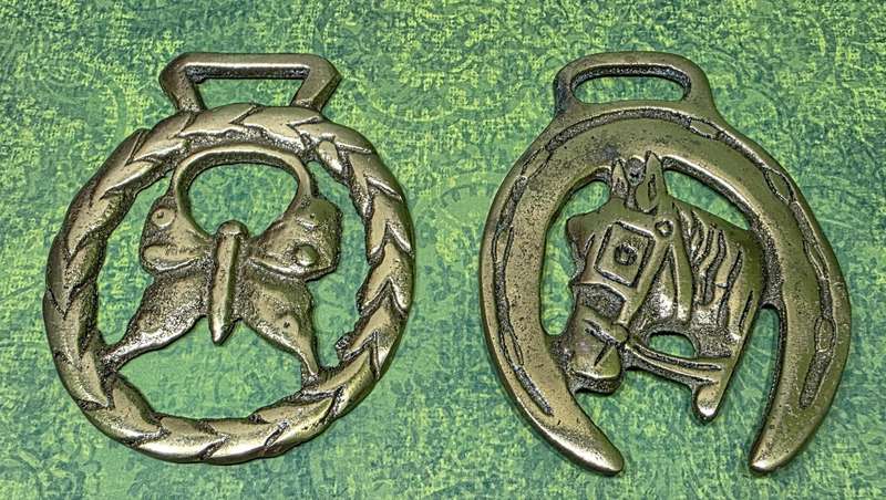Brass Harness Horse Decoration