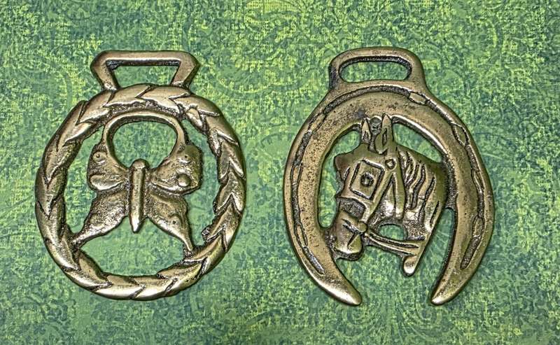 Brass Harness Horse Decoration