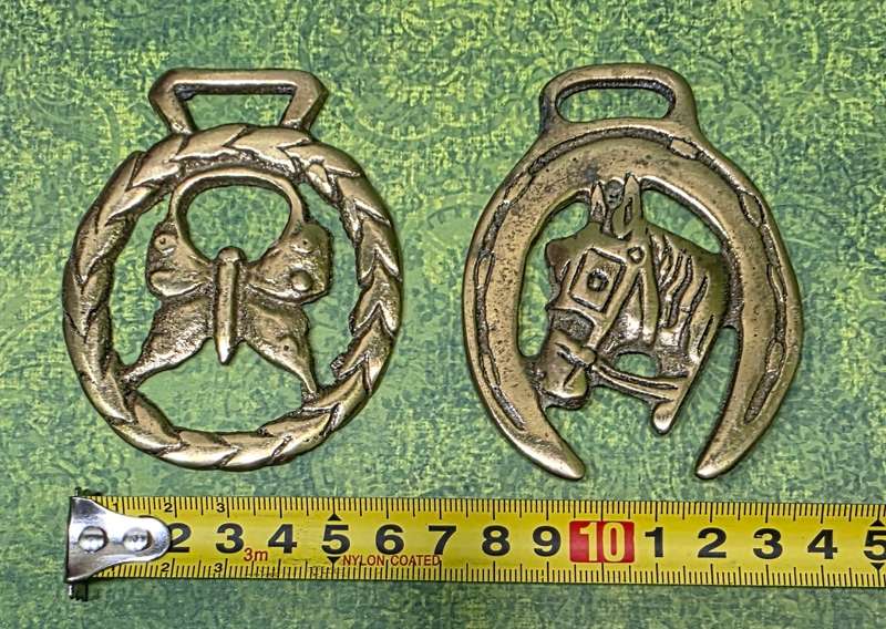 Brass Harness Horse Decoration