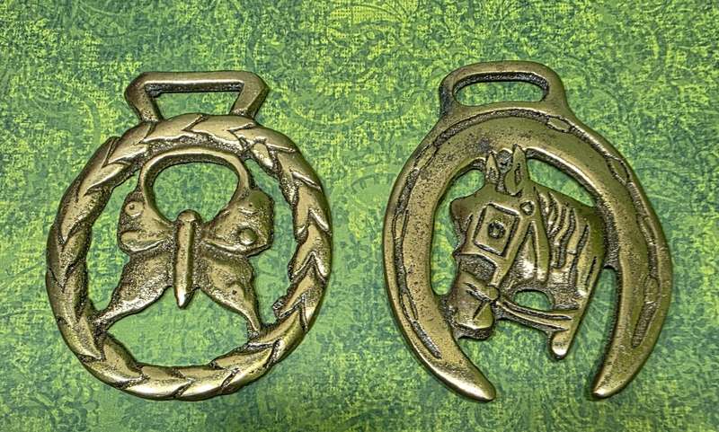 Brass Harness Horse Decoration
