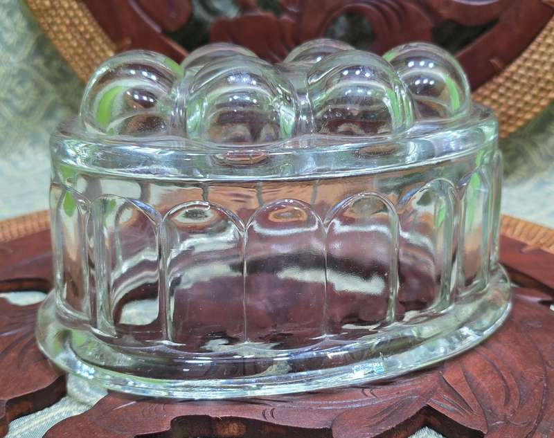 Vintage Glass Jelly Mould