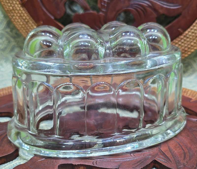 Vintage Glass Jelly Mould