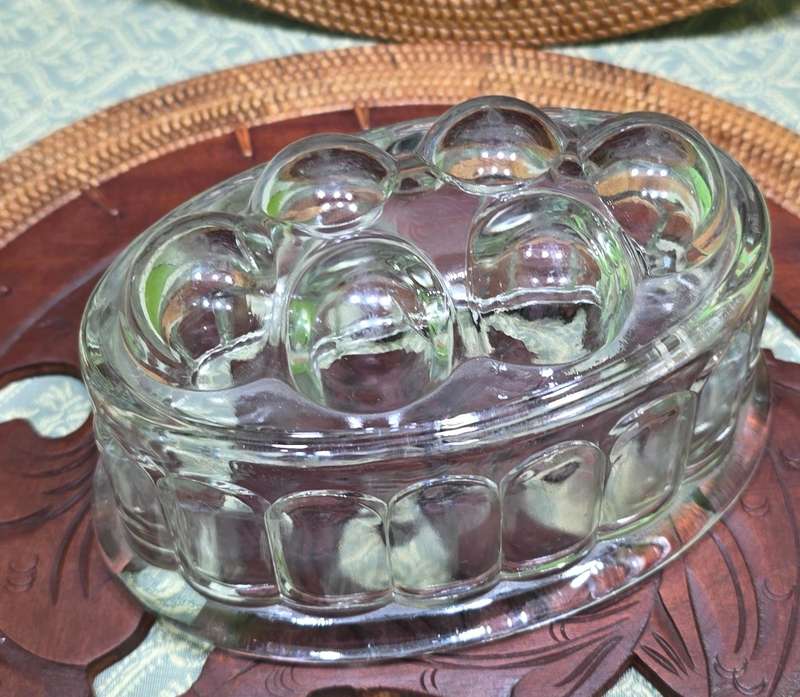 Vintage Glass Jelly Mould