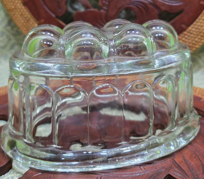 Vintage Glass Jelly Mould