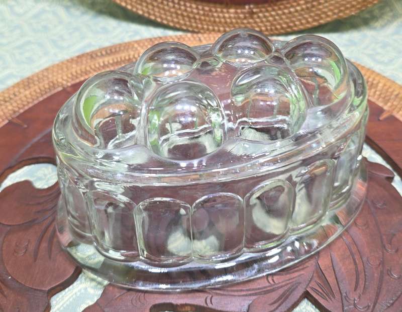 Vintage Glass Jelly Mould