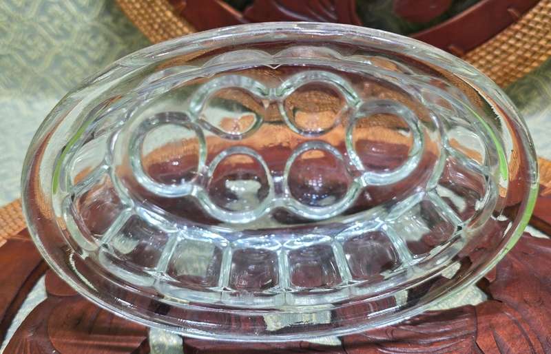 Vintage Glass Jelly Mould