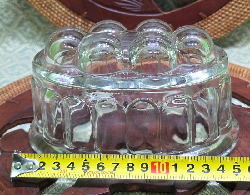 Vintage Glass Jelly Mould