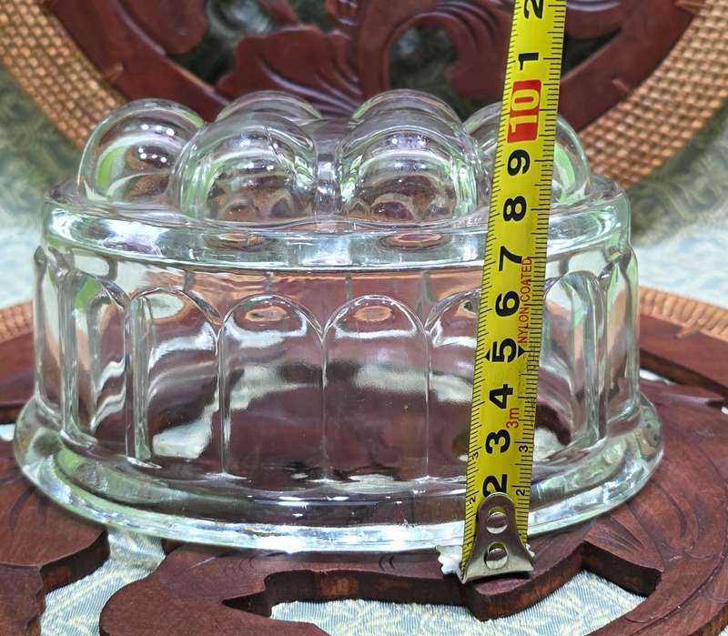 Vintage Glass Jelly Mould
