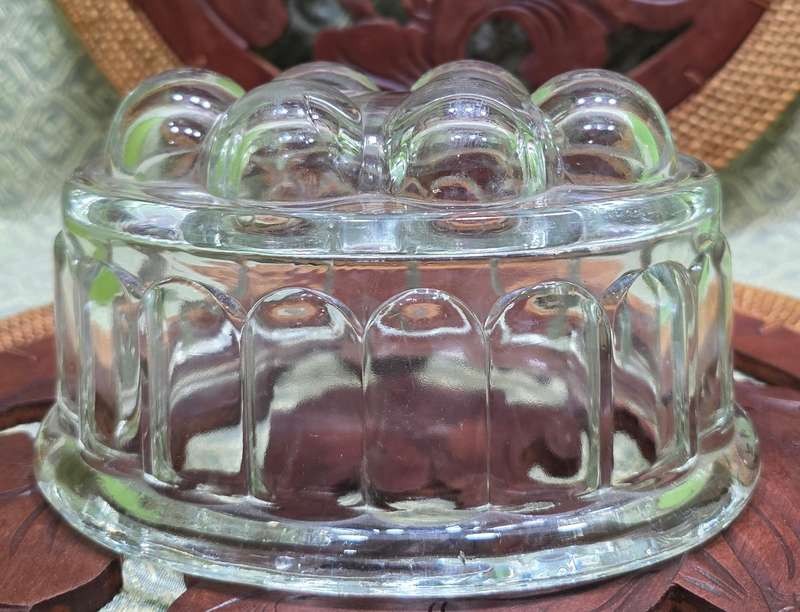 Vintage Glass Jelly Mould