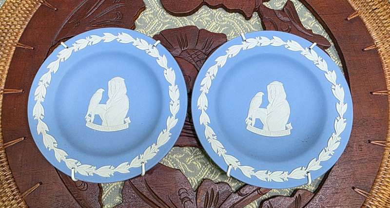 Wedgewood Jasperware wall plates mini