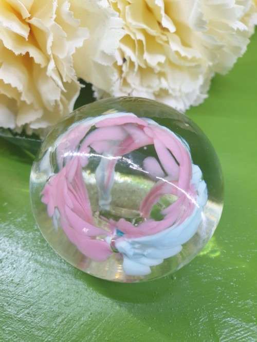 Vintage Murano Mouth Blown Glass Paperweight
