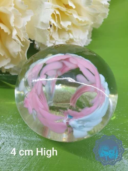 Vintage Murano Mouth Blown Glass Paperweight