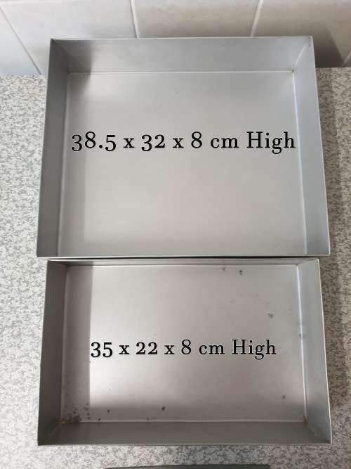 Two Large Cake Pans
