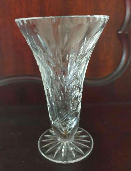 Sparkle Touch | Small Cut Glass Crystal Vase