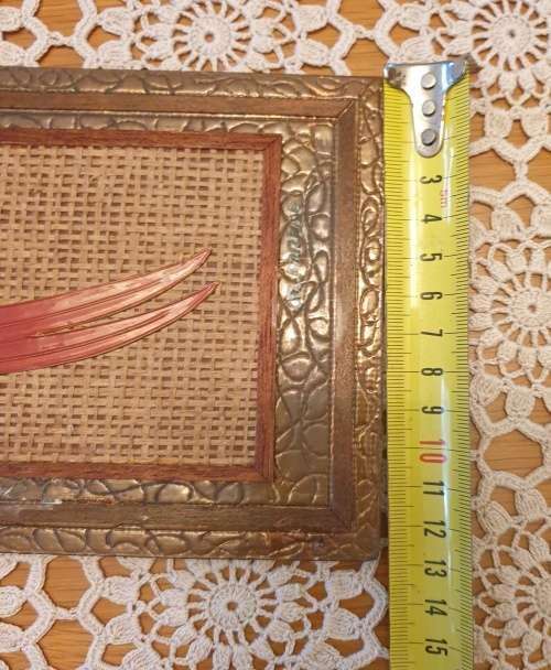 Copper and Enamel Picture of Bird made in South Africa