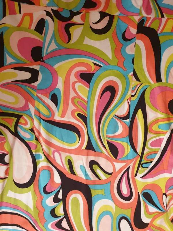 Melly M  strapless mini floral abstract dress