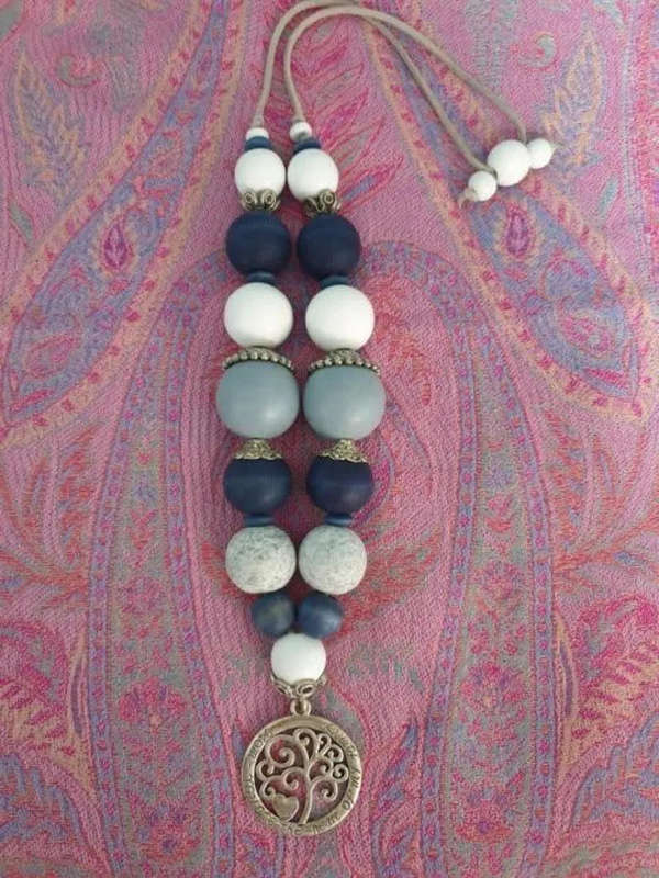 Large Wooden Bead Necklaces 4