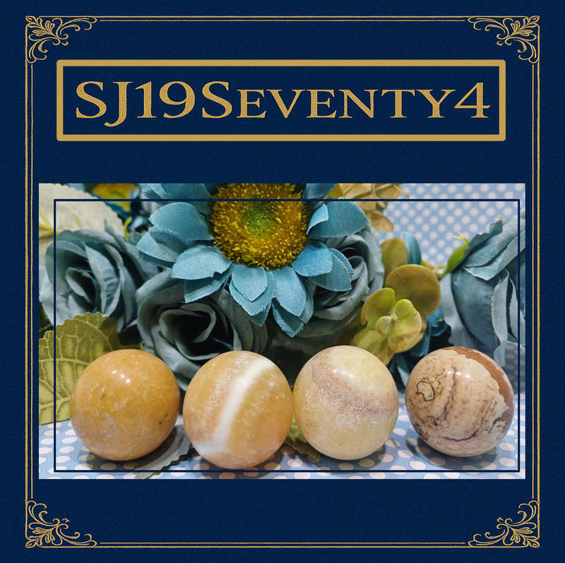 Set of 4 Crystal Stone Spheres  Elemental Orbs of Energy  | 35 |