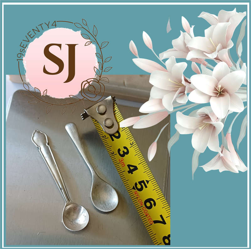Vintage Sterling Silver Hallmarked Salt or Condiment Spoons