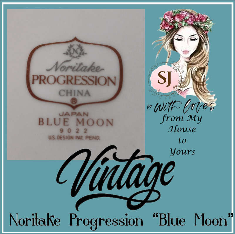 Set of 2 Noritake Progression Blue Moon 9022 Side Plates  Japan