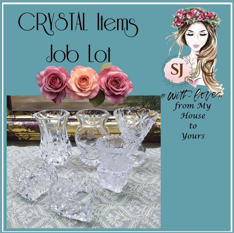 CRYSTAL VASES AND NAPKIN HOLDERS | JOB LOT UP FOR GRABS |