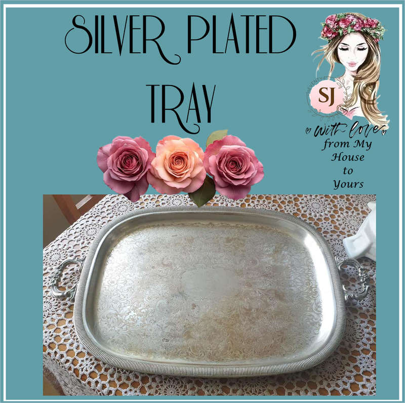 SILVER PLATED TRAY | WELL USED |